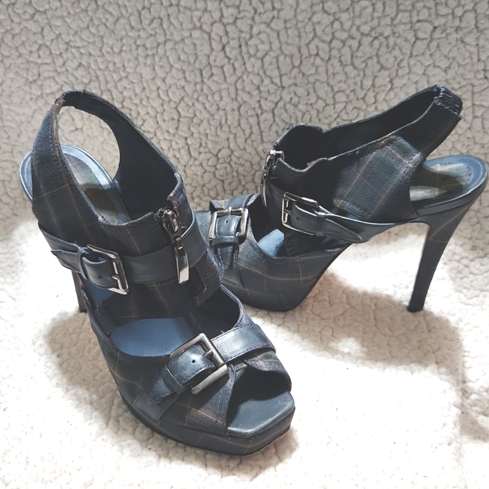 Plaid Heels